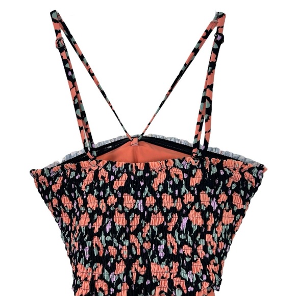 Tanya Taylor - “Kendra Smocked One-Piece” Poppy Fields Swimsuit - Size XS, Multi - Picture 12 of 14